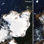 Rekordmeleg volt az Antarktiszon, már látszik is az eredménye