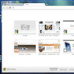 Új nyitólap a Chrome 15-ben