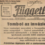 Háborúban számít igazán, mennyire kormánypárti a magyar sajtó – így volt ez a normandiai partraszállás idején is