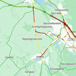 Az M1-es egyik hídjának hajtott egy teherautó, még mindig 10 kilométeres a sor