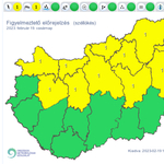 Riasztást adtak ki az erős szél miatt