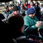 Több százan álltak sorban a kóser sóletért a Klauzál téren