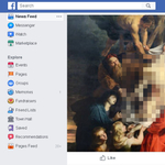 A Facebook tényleg kicenzúrázta Jézust, mert nem volt rajta ing