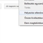 Helyesírás-ellenőrzés a Chrome-ban