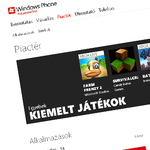 Már 50 000 alkalmazásnál tart a Windows Phone Marketplace