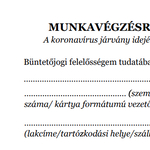 Innen letöltheti a munkáltatói igazolást, amellyel a kijárási tilalom alatt is közlekedhet