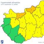 Térképek: Hol fog ma ránk szakadni a havi esőmennyiség?