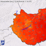 A Dél-Alföldön már 30,9 fok volt, meg is dőlt a melegrekord