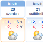 Marad a januári hideg, némi napsütéssel