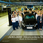 Már 500 ezer autónál jár a magyar Mercedes-Benz-gyár