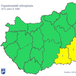 Itt a figyelmeztetés: vihar jöhet délután – térkép