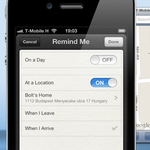 iOS 5 tipp: helyszíntől függő emlékeztetők használata