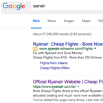 Kiakadt a Ryanair a Google-ra a screenscraper oldalak miatt