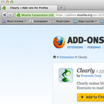 Már letölthető az Evernote Clearly a Firefoxhoz is!