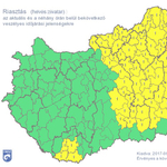 Riasztást adtak ki a fél országra, narancsba borult több régió – térkép