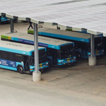 Erőműként működik a buszállomás napelemparkja, a megtermelt árammal mennek az elektromos buszok