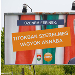 Orbán meghekkelt plakáton vall szerelmet – és Gyurcsánynak ez tetszik