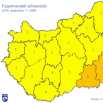 Térkép: Új viharok jönnek, sárgába borult az ország