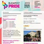 A Budapest Pride oldala töltődik be a Békemenet helyett