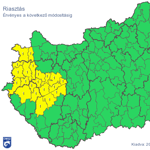 Bedurvult az északi szél, riasztást adtak ki – térkép