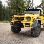 Mansory plusz Mercedes AMG 6x6, egyenlő sárga rettenet