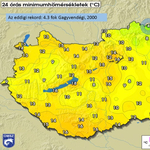 Megdőlt a napi hidegrekord, kis híján fagyott