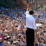 A civilek Obamának, a piac Romneynak drukkol