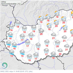 Felhős, esős, szeles napra kell számítanunk