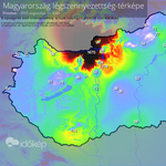 Térkép: Dorognál brutális szmogot mértek ma reggel