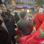 A marokkóiak élőlánccal fékezték meg a marokkóiakat Belgiumban