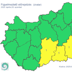 Néhány megyében zivatarokra figyelmeztetnek, éjszakára jelentősen lehűl az idő az ország egyes részein