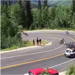 Durva videó került elő a Tour de Utah-n csattanó biciklisről