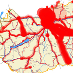 Nézzen rá erre a térképre, szörnyülködni fog: így esett el tegnap a MÁV, így késnek ma is a vonatok