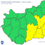 Jönnek a zivatarok, készüljön fel - térkép