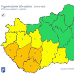 Köd, havazás, ónos eső – az ország felére figyelmeztetést adtak ki