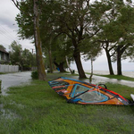 Fotó: Fonyódligetnél már kiöntött a Balaton