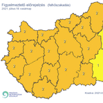 Felhőszakadás várható csaknem az egész országban