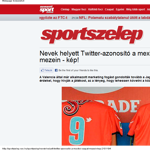 Nevek helyett Twitter-azonosító a focisták mezein 