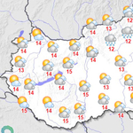 Kevesebb napsütésre, több felhőre számíthatunk csütörtökön