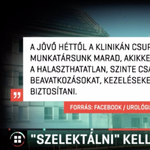 Szegeden a daganatos és sürgős ellátást igénylő betegek között is szelektálni kell