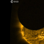 Így nézett ki a részleges napfogyatkozás a világűrben – videó