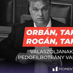 Momentum-tüntetés: több száz ember skandálja, hogy „Orbán, takarodj!”