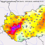 110 kilométer/órás szél fújt a Balatonnál