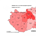 Pest megyében a legnagyobb, Jász-Nagykun Szolnokban a legalacsonyabb az oltottak aránya