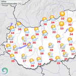 A tegnapinál is nagyobb hőség lesz ma