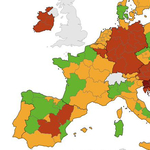 Budapest és két régió már piros kategóriában van az uniós Covid-térképen