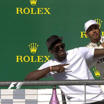 „Meg akarsz ölni?!” – Usain Bolt és Lewis Hamilton egy kocsiban 