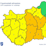 Figyelmeztetés: vasárnap is szakadni fog (térkép)