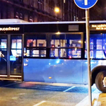 Eltévedt buszsofőr miatt tört ki vízözön a Keletinél – videó is készült