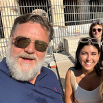 Russell Crowe visszatért „régi irodájába”, a Colosseumba